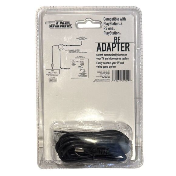 MadCatz Auto RF Adapter for Sony PLAYSTATION PS1 PS2 TV HOOK UP - Picture 2 of 2